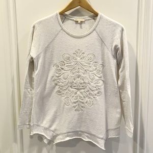 DEMOCRACY Cotton off-white crewneck sweatshirt